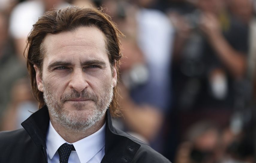El actor estadounidense Joaquín Phoenix a su llegada a la 70ta. edición del Festival de Cine de Cannes. 