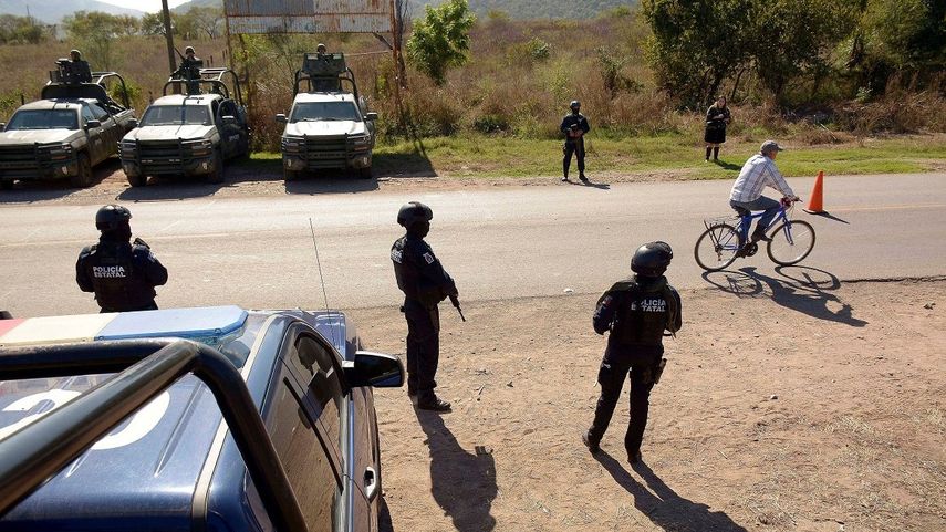 Imágenes de la frontera sur de México.