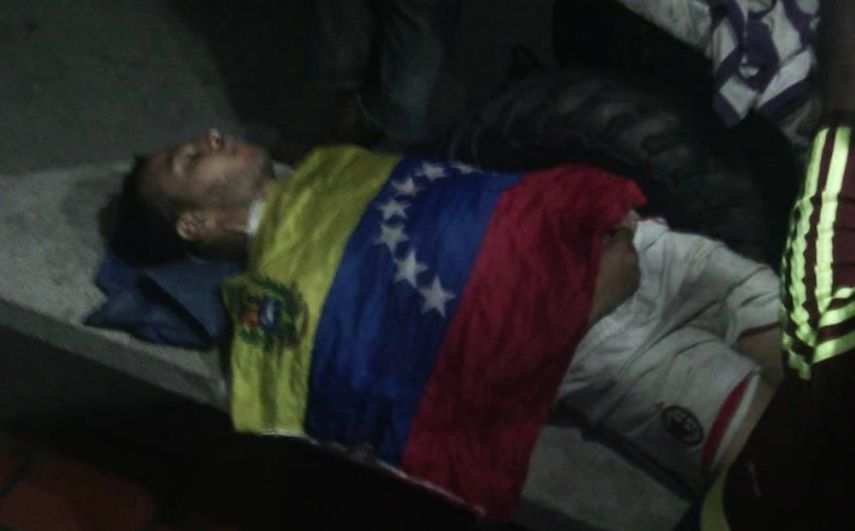 Edy Alejandro Terán Aguilar, de 23 años, murió este sábado 20 de mayo durante una manifestación en la ciudad de Valera, estado Trujillo.