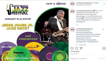 La edición 2021 del South Beach Jazz Festival inicia este viernes, 8 de enero, en South Beach, Miami.&nbsp;