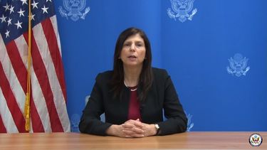 Mara Tekach, encargada de Negocios de la Embajada de EEUU en La Habana.