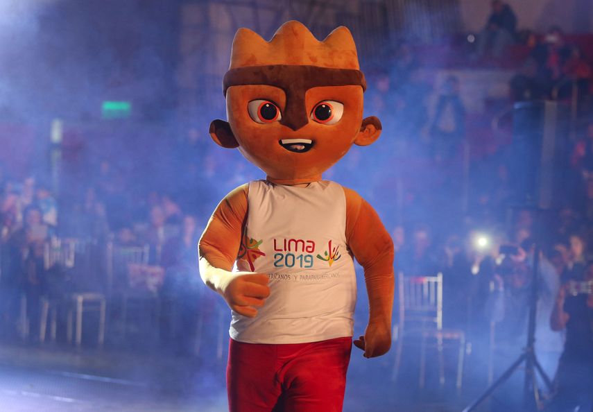La mascota Milco de los Juegos Panamericanos y Parapanamericanos Lima 2019.