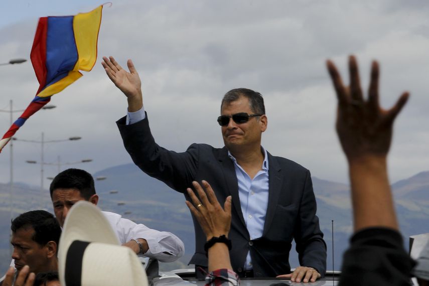 Rafael Correa, expresidente de Ecuador&nbsp;