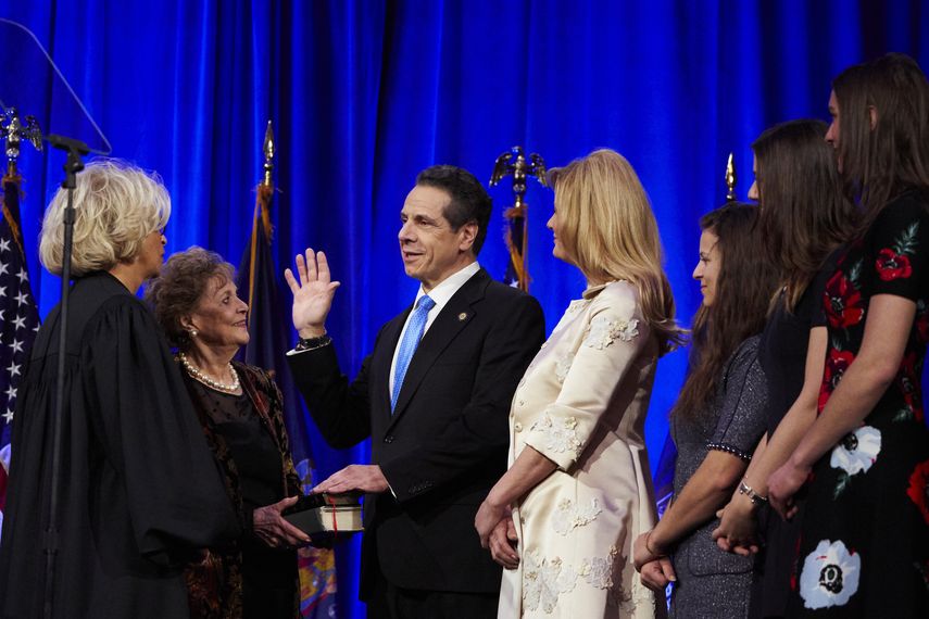 Andrew&nbsp;Cuomo renovó su cargo como gobernador de Nueva York.&nbsp;