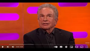 El &nbsp;actor Warren Beatty.