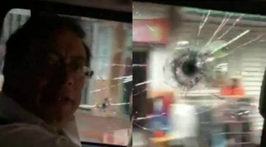 El candidato presidencial colombiano Gustavo Petro culpó de los incidentes al exalcalde de Cúcuta, Ramiro Suárez, quien está preso por vínculos con paramilitares.