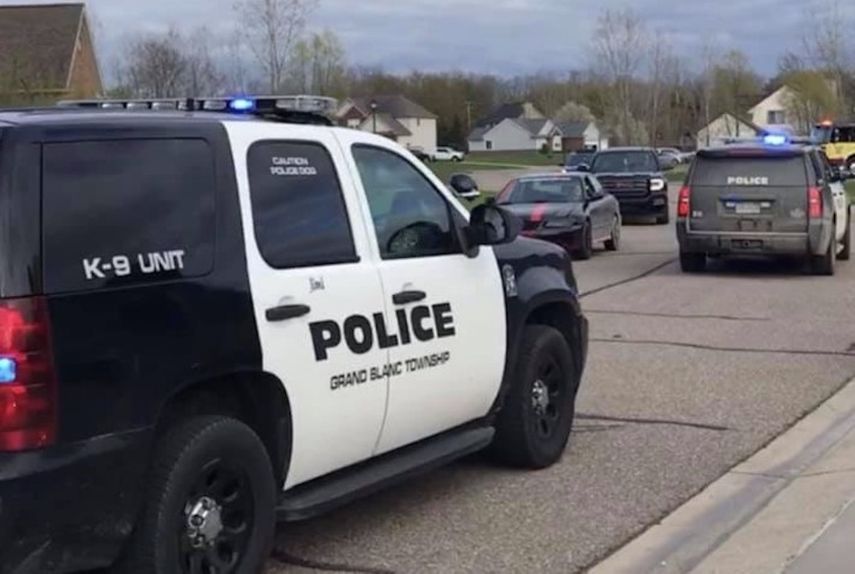 Policía de Grand Blanc, Michigan.