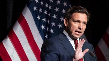 El gobernador de Florida, Ron DeSantis.