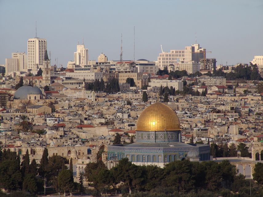 Vista parcial de Jerusalén.