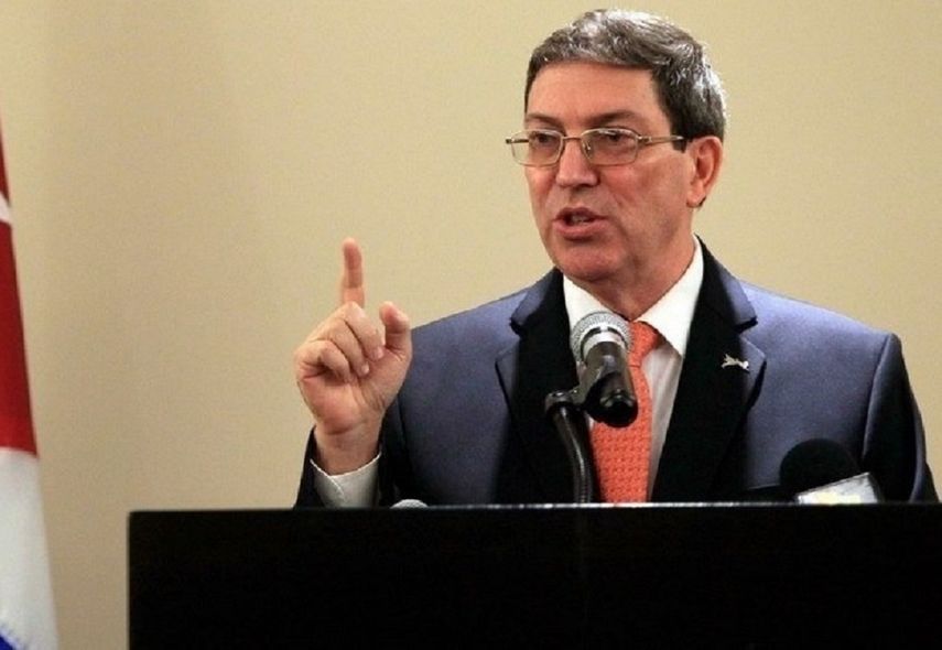 El Ministro de Relaciones Exteriores de Cuba, Bruno Rodríguez Parrilla.