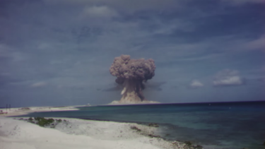 Imagen de los videos desclasificados de los ensayos nucleares.&nbsp;