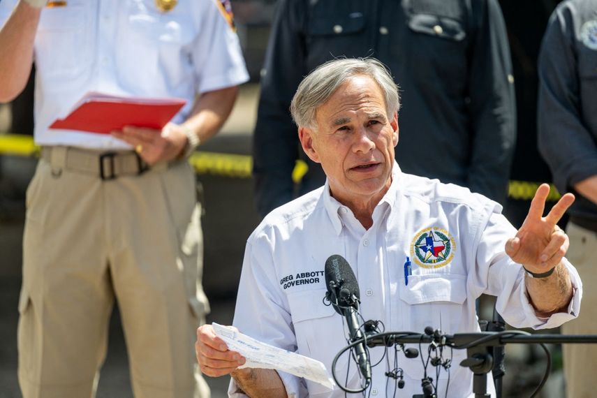 El gobernador de Texas Greg Abbott.