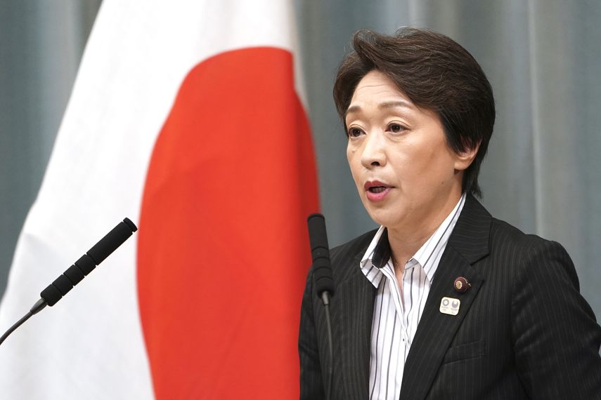 En esta imagen de archivo, tomada el 11 de septiembre de 2019, la ministra a cargo de los Juegos Ol&iacute;mpicos y Paral&iacute;mpicos de Tokio 2020, Seiko Hashimoto, durante una conferencia en la residencia oficial del primer ministro, en Tokio.&nbsp;
