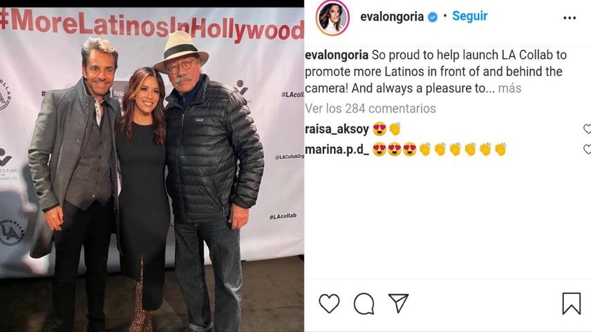 Eva Longoria y Eugenio Derbez