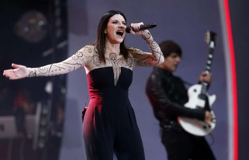 La cantante italiana Laura Pausini.