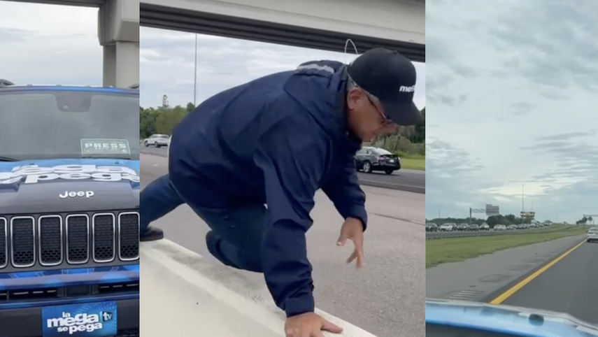 Equipo de Mega TV y DLA llega a Tampa: cara a cara con el huracán.