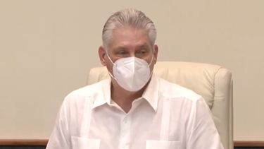 El gobernante en Cuba, Miguel Díaz-Canel.