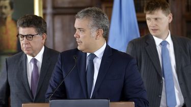 El presidente de Colombia, Iván Duque.  