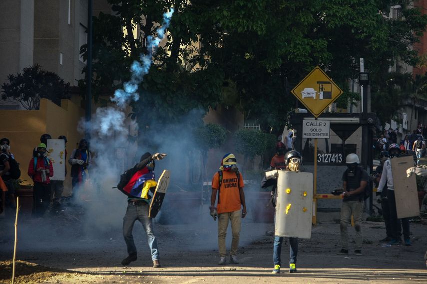 Las protestas contra el Gobierno de Nicolás Maduro comenzaron el 4 de abril.