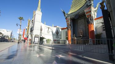 El Boulevard de Hollywood completamente vac&iacute;o en tiempos de COVID-19.