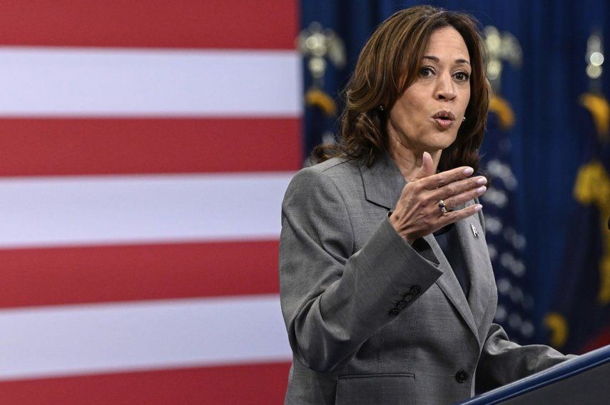 La vicepresidenta Kamala Harris habla sobre salud pública en Raleigh, Carolina del Norte, 26 de marzo de 2024.&nbsp;&nbsp;