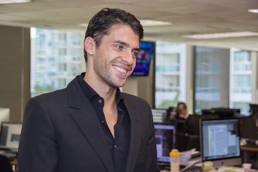 Jorge Viladoms durante su visita a la redacción de DLA. (YENDER HERNÁNDEZ)