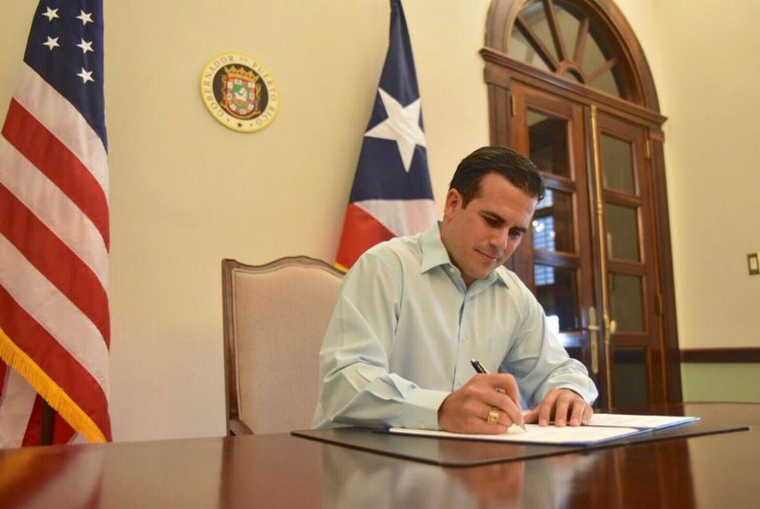 Ricardo Rosselló, gobernador de Puerto Rico.