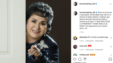 La actriz mexicana Carmen Salinas.&nbsp;