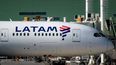 Un avión de la compañía chileno-brasileña Latam.