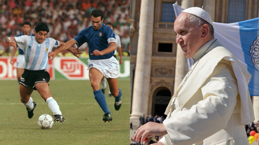 El Papa Francisco llama Poeta a Maradona
