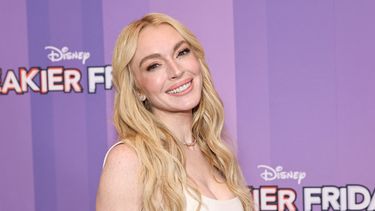 Lindsay Lohan asiste a la proyección especial de Freakier Friday en Nueva York el 28 de julio de 2025 en la ciudad de Nueva York.