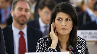 Nikki&nbsp;Haley, embajadora de EEUU ante la ONU.