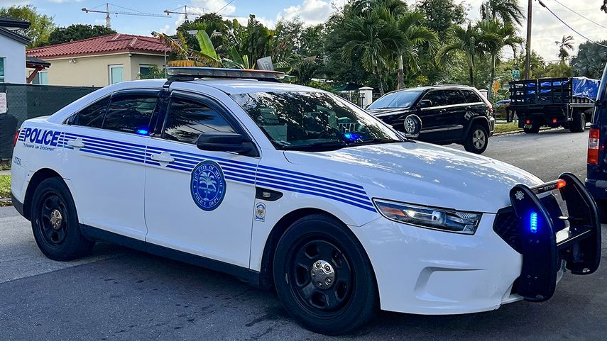 Imagen referencial de una patrulla de la policía de Miami.