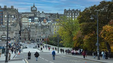 Waverley Bridge, Edimburgo.
