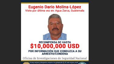 Eugenio Molina-López, de 61 años y líder de Los Huistas, uno de los principales carteles de la droga en Guatemala, fue arrestado en la ciudad californiana de San Diego, fronteriza con México.