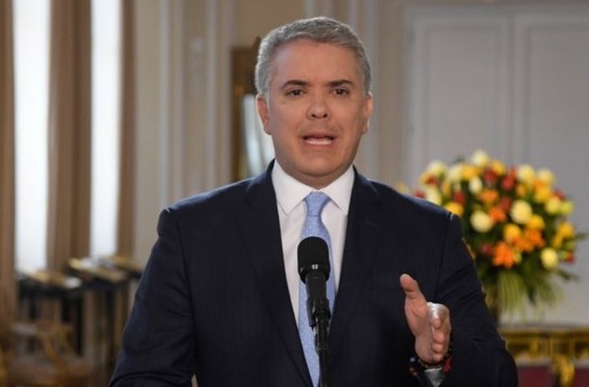 El presidente colombiano, Iván Duque.