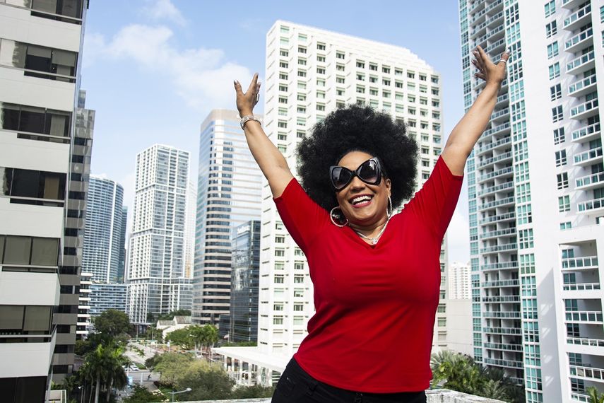 La cantante y compositora Aymée Nuviola. 