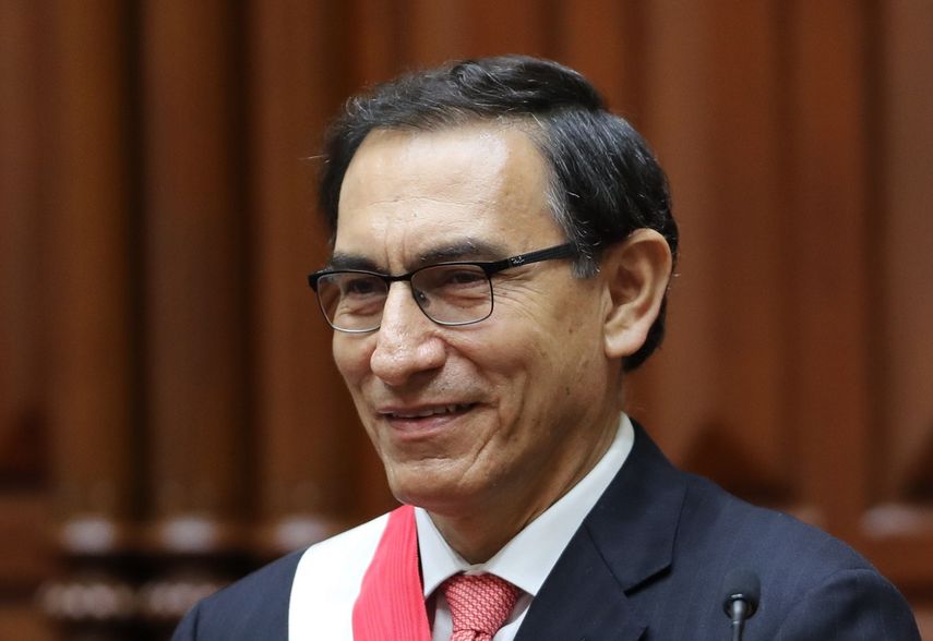 Martín Vizcarra presidente de Perú.