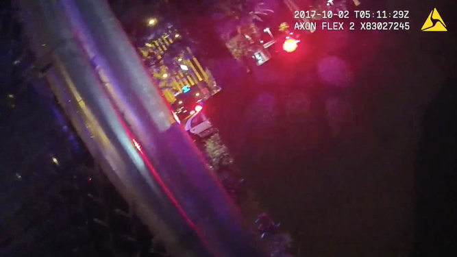 La polic&iacute;a difunde im&aacute;genes del tiroteo en Las Vegas. Archivo