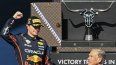 El piloto holandés Max Verstappen, ganador de la carrera de Red Bull Racing, llega al podio mientras el gobernador de Texas, Greg Abbott, observa al final del Gran Premio de Fórmula 1 de los Estados Unidos en el Circuito de las Américas en Austin, Texas, el 19 de octubre de 2025. El piloto holandés Max Verstappen, ganador de la carrera de Red Bull Racing, llega al podio mientras el gobernador de Texas, Greg Abbott, observa al final del Gran Premio de Fórmula 1 de los Estados Unidos en el Circuito de las Américas en Austin, Texas, el 19 de octubre de 2025.