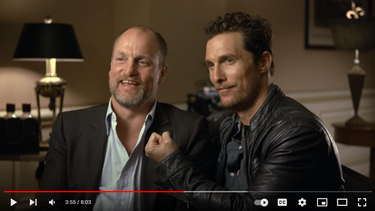Los actores Matthew McConaughey y Woody Harrelson.