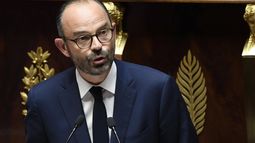 El primer ministro francés, Édouard Philippe, ofrece un discurso de su política general en la Asamblea Nacional en París,&nbsp;Francia, el, 4 de julio de 2017.