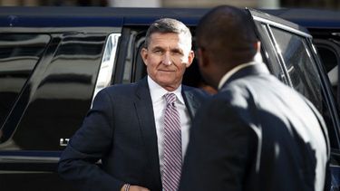 En esta foto de archivo del 18 de diciembre de 2018, Michael Flynn, asesor de Seguridad Nacional del presidente Donald Trump, llega a la corte federal en Washington.&nbsp;