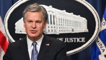 El director del FBI, Christopher Wray.