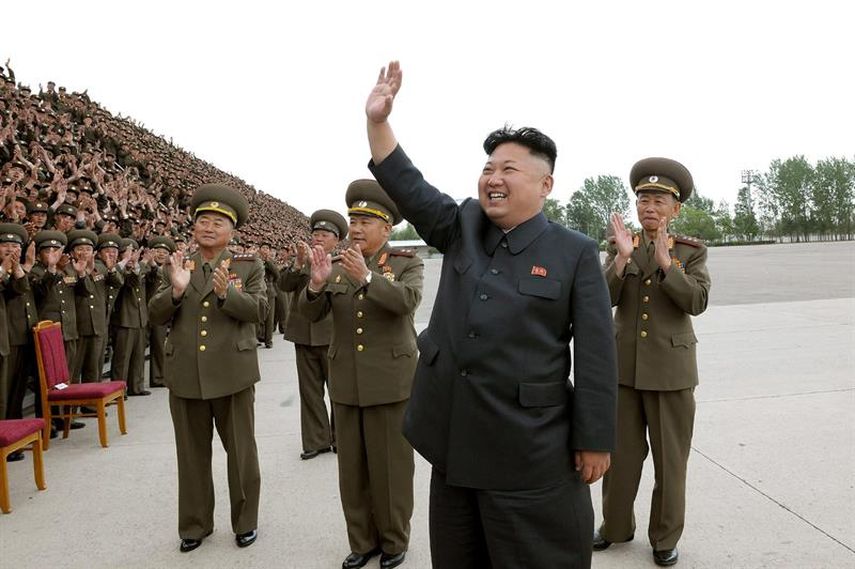 En varias oportunidades el líder del régimen,  Kim Jong-un ha amenazado a los Estados Unidos con lanzar un ataque nuclear (ARCHIVO/EFE)