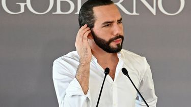 El presidente de El Salvador Nayib Bukele.