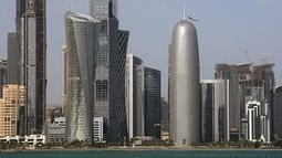 Vista parcial de la ciudad de Doha, en Qatar.
