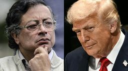 Gustavo Petro y el presidente de EEUU, Donald Trump. Gustavo Petro y el presidente de EEUU, Donald Trump.