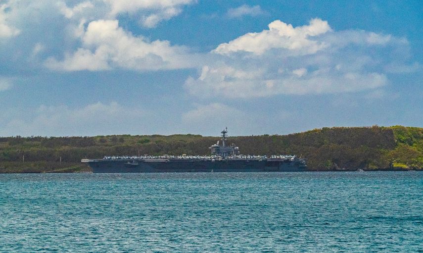 &nbsp;El portaaviones estadounidense&nbsp; Theodore Roosevelt