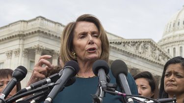 Nancy Pelosi, líder demócrata en la Cámara de Representantes de los EEUU, participó en el encuentro con el presidente Donald Trump sobre el futuro de los dreamers.
